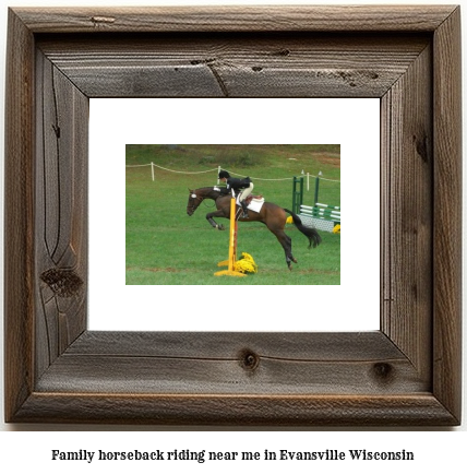 family horseback riding near me in Evansville, Wisconsin